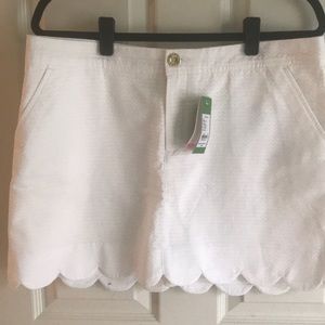 NWT Lilly Pulitzer Colette skort White size 12